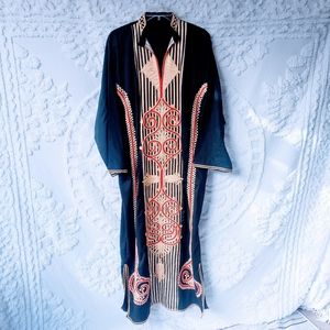VINTAGE Kaftan Kimono Muumuu Dress